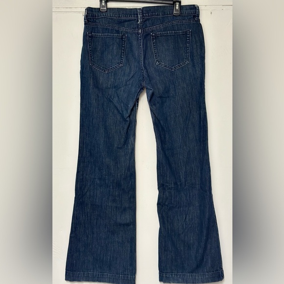 OLD NAVY The Flirt Blue Jeans 👖 Wide Leg - Size 10 - Picture 2 of 4